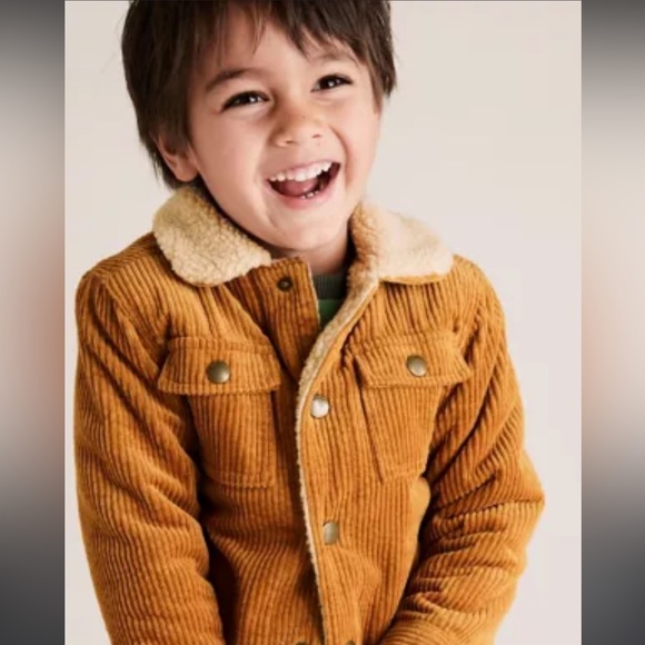 BABY B’GOSH | Corduroy Shearling Jacket | 6M - Picture 2 of 11
